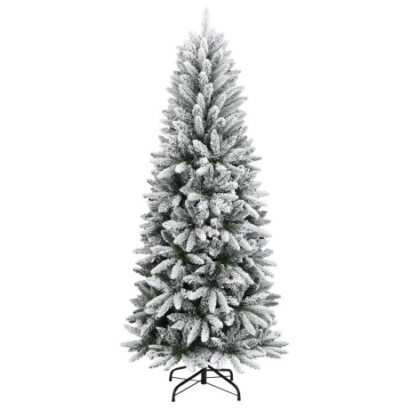 vidaXL Kunstkerstboom met sneeuw 150 cm PVC en PE afbeelding2 - 1
