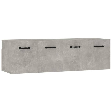 vidaXL Wandkasten 2 st 80x35x36,5 cm bewerkt hout betongrijs afbeelding2 - 1