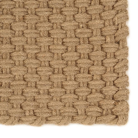 vidaXL Vloerkleed rechthoekig 120x180 cm jute naturel afbeelding2 - 1