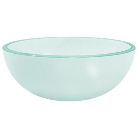 vidaXL Wasbak 30x12 cm gehard glas mat afbeelding2 - 1