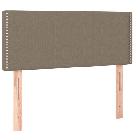vidaXL Hoofdbord 90x5x78/88 cm stof taupe afbeelding2 - 1