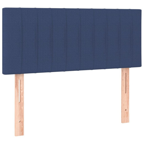 vidaXL Hoofdbord 80x5x78/88 cm stof blauw afbeelding2 - 1