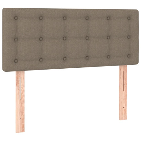 vidaXL Hoofdbord 90x5x78/88 cm stof taupe afbeelding2 - 1