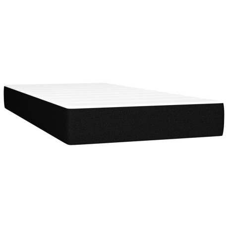 vidaXL Pocketveringmatras medium 80x200x20 cm stof zwart afbeelding2 - 1