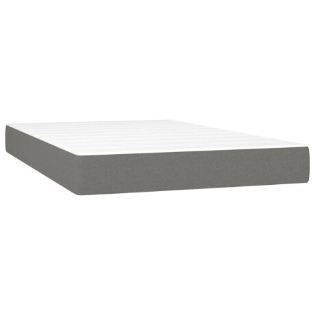 vidaXL Pocketveringmatras medium 120x200x20 cm stof donkergrijs afbeelding2 - 1