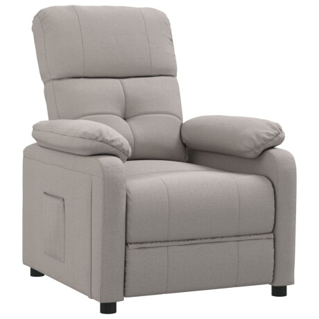 vidaXL Fauteuil verstelbaar stof taupe afbeelding2 - 1