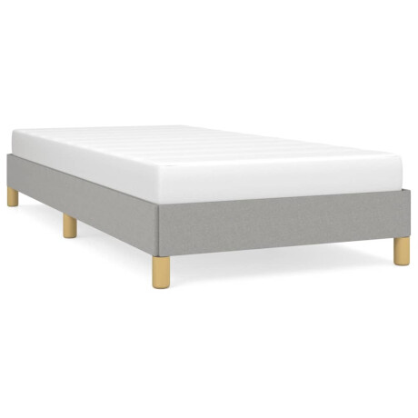 vidaXL Bedframe zonder matras 90x190 cm stof lichtgrijs afbeelding2 - 1