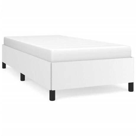 vidaXL Bedframe kunstleer wit 80x200 cm afbeelding2 - 1