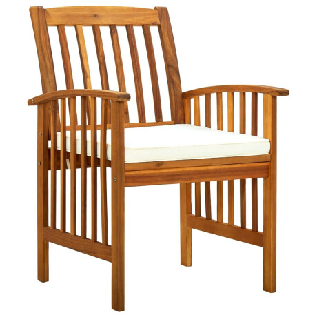 vidaXL Tuinstoelen 6 stuks met kussens, massief acaciahout afbeelding2 - 1