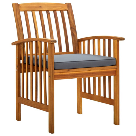 vidaXL Tuinstoelen 6 stuks met kussens, massief acaciahout afbeelding2 - 1