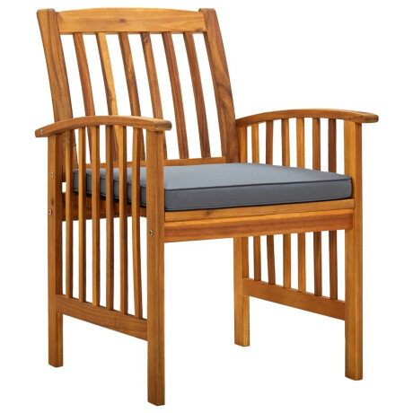 vidaXL Tuinstoelen 8 stuks met kussens, massief acaciahout afbeelding2 - 1