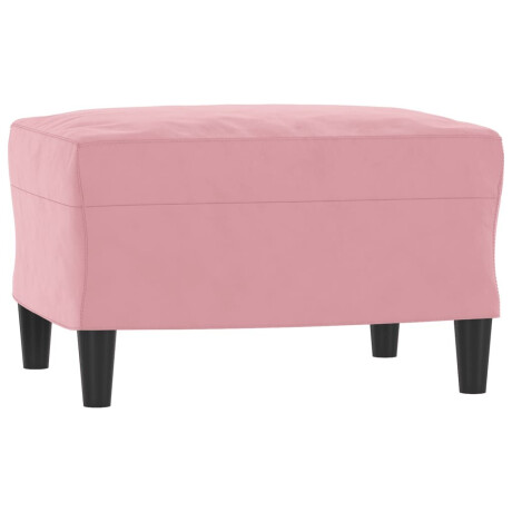 vidaXL Voetenbank 60x50x41 cm fluweel roze afbeelding2 - 1