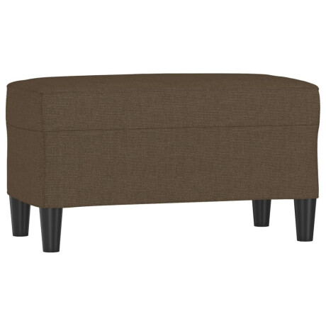 vidaXL Bankje 70x35x41 cm stof bruin afbeelding2 - 1