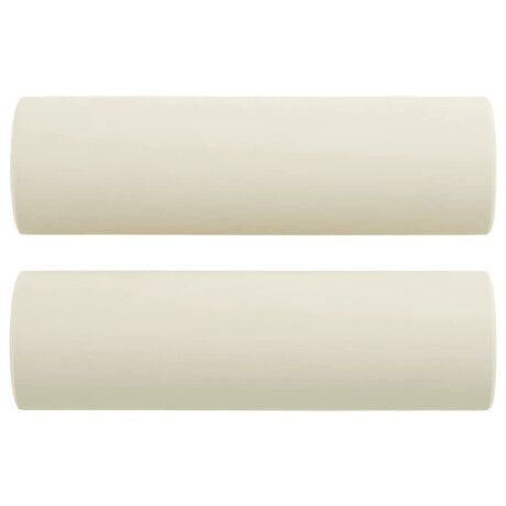 vidaXL Sierkussens 2 st 15x50 cm fluweel crèmekleurig afbeelding2 - 1