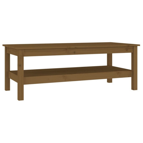 vidaXL Salontafel 110x50x40 cm massief grenenhout honingbruin afbeelding2 - 1