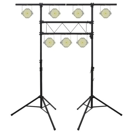 vidaXL Lichtstatief 238x115x(180-300) cm staal afbeelding2 - 1