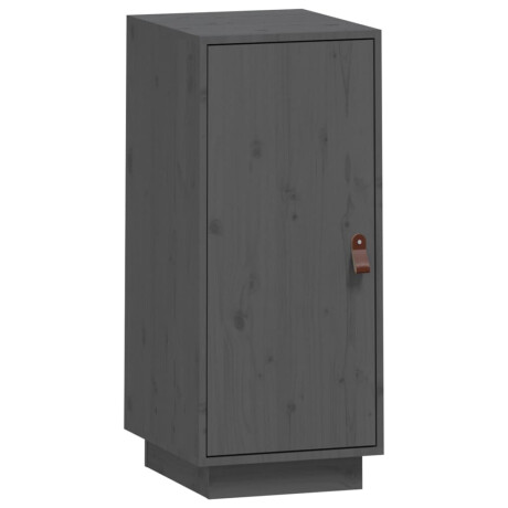 vidaXL Dressoir 34x40x75 cm massief grenenhout grijs afbeelding2 - 1