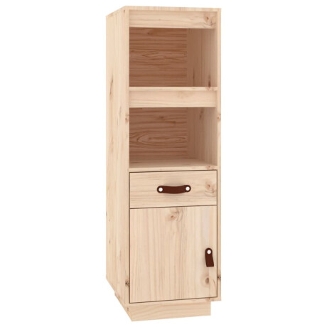 vidaXL Hoge kast 34x40x108,5 cm massief grenenhout afbeelding2 - 1