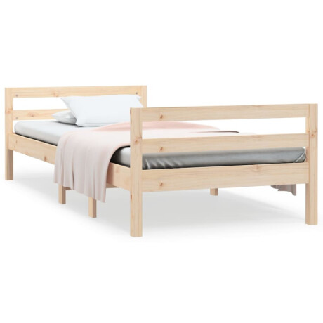 vidaXL Bedframe zonder matras massief grenenhout 80x200 cm afbeelding2 - 1