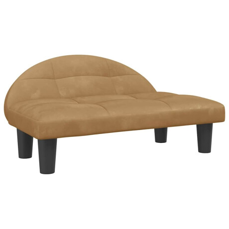 vidaXL Hondenmand 70x52x30 cm fluweel bruin afbeelding2 - 1