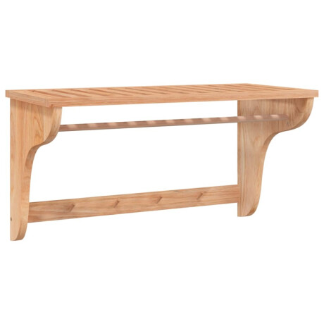 vidaXL Handdoekenrek 60x30x35 cm massief walnotenhout afbeelding2 - 1
