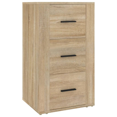 vidaXL Dressoir 40x33x70 cm bewerkt hout sonoma eikenkleurig afbeelding2 - 1