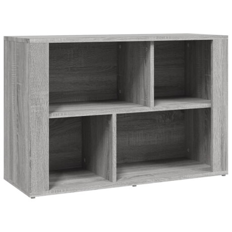 vidaXL Dressoir 80x30x54 cm bewerkt hout grijs sonoma eikenkleurig afbeelding2 - 1