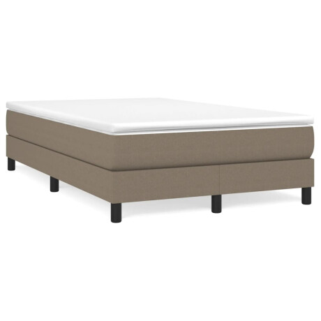 vidaXL Bedframe zonder matras 120x200 cm stof taupe afbeelding2 - 1