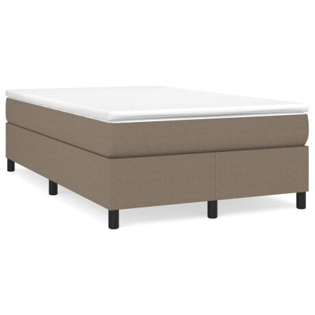 vidaXL Bedframe zonder matras 120x200 cm stof taupe afbeelding2 - 1