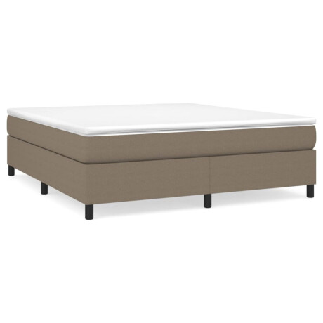 vidaXL Bedframe zonder matras stof taupe 180x200 cm afbeelding2 - 1
