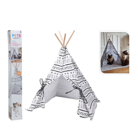 Pets Collection Dierentent Tipi 56x56x74 cm canvas afbeelding2 - 1