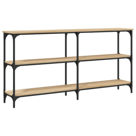 vidaXL Wandtafel 150x29x75 cm bewerkt hout sonoma eikenkleurig afbeelding2 - 1