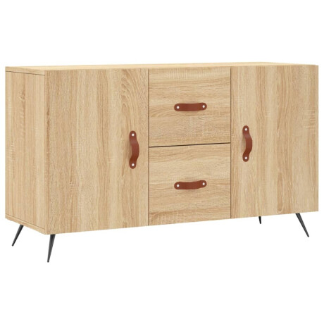 vidaXL Dressoir 100x36x60 cm bewerkt hout sonoma eikenkleurig afbeelding2 - 1