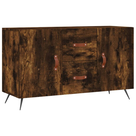 vidaXL Dressoir 100x36x60 cm bewerkt hout gerookt eikenkleurig afbeelding2 - 1