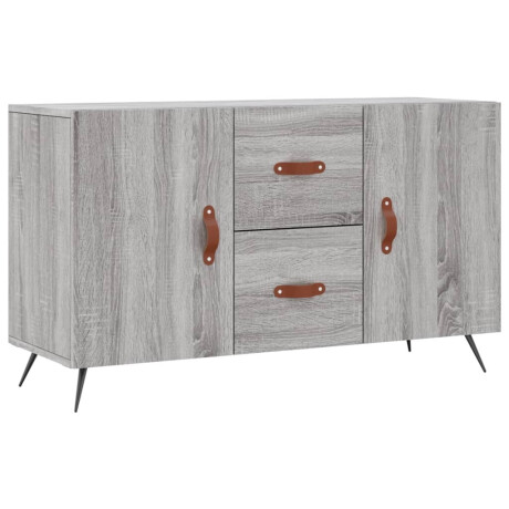 vidaXL Dressoir 100x36x60 cm bewerkt hout grijs sonoma eikenkleurig afbeelding2 - 1