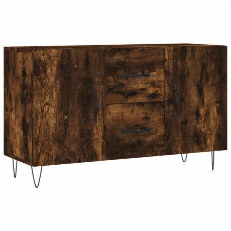 vidaXL Dressoir 100x36x60 cm bewerkt hout gerookt eikenkleurig afbeelding2 - 1