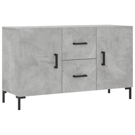vidaXL Dressoir 100x36x60 cm bewerkt hout betongrijs afbeelding2 - 1
