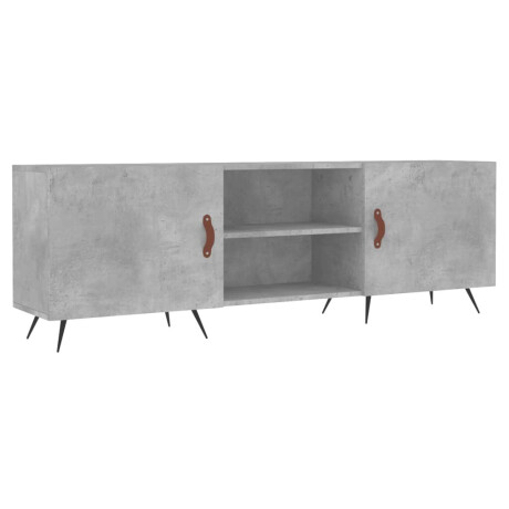 vidaXL Tv-meubel 150x30x50 cm bewerkt hout betongrijs afbeelding2 - 1