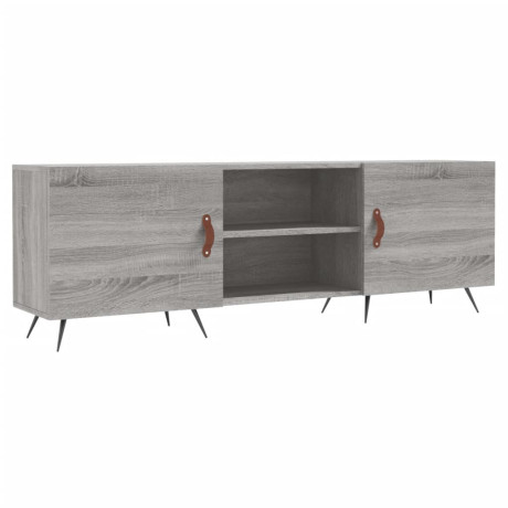 vidaXL Tv-meubel 150x30x50 cm bewerkt hout grijs sonoma eikenkleurig afbeelding2 - 1