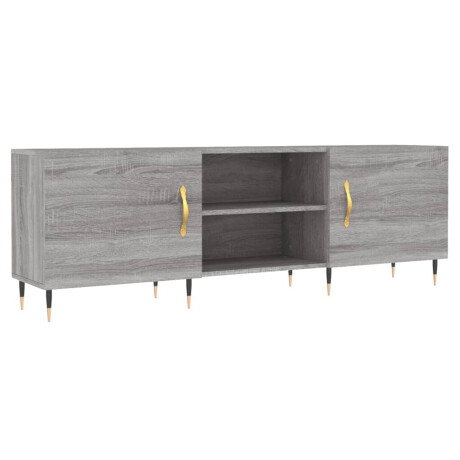 vidaXL Tv-meubel 150x30x50 cm bewerkt hout grijs sonoma eikenkleurig afbeelding2 - 1