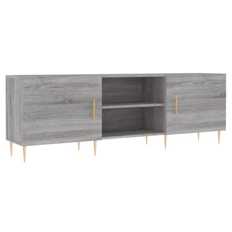 vidaXL Tv-meubel 150x30x50 cm bewerkt hout grijs sonoma eikenkleurig afbeelding2 - 1