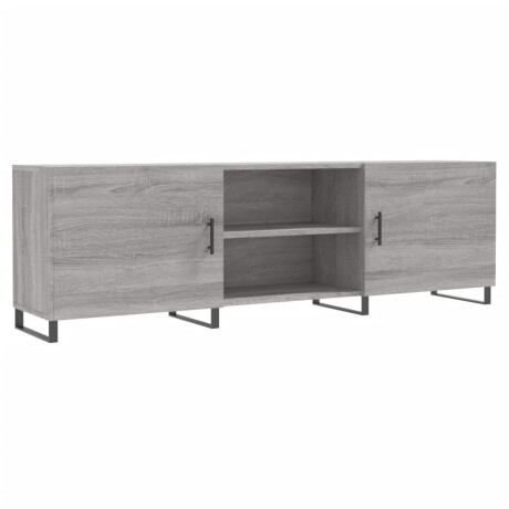 vidaXL Tv-meubel 150x30x50 cm bewerkt hout grijs sonoma eikenkleurig afbeelding2 - 1