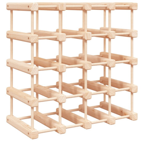 vidaXL Wijnrek voor 20 flessen 46,5x23x46,5 cm massief grenenhout afbeelding2 - 1