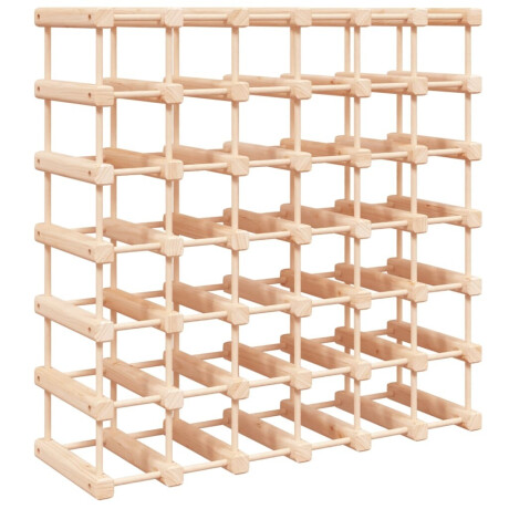 vidaXL Wijnrek voor 42 flessen 68,5x23x68,5 cm massief grenenhout afbeelding2 - 1
