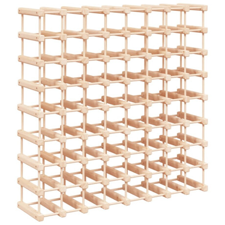 vidaXL Wijnrek voor 72 flessen 90,5x23x90,5 cm massief grenenhout afbeelding2 - 1
