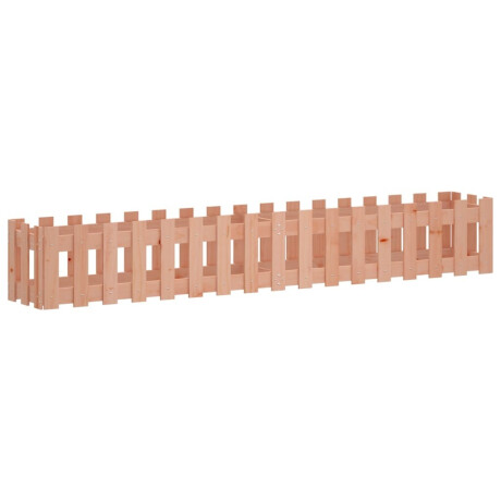 vidaXL Plantenbak verhoogd hekontwerp 200x30x30 cm massief douglashout afbeelding2 - 1