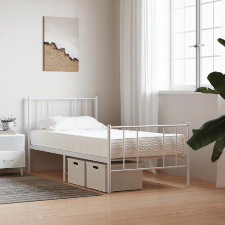 vidaXL Schuimmatras hardheid H2 H3 80x200 cm wit afbeelding2 - 1