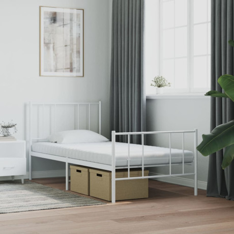 vidaXL Schuimmatras 7 zones hardheid 20 ILD 100x200 cm wit afbeelding2 - 1