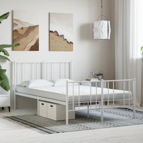 vidaXL Schuimmatras 7 zones hardheid 20 ILD 140x190 cm wit afbeelding2 - 1