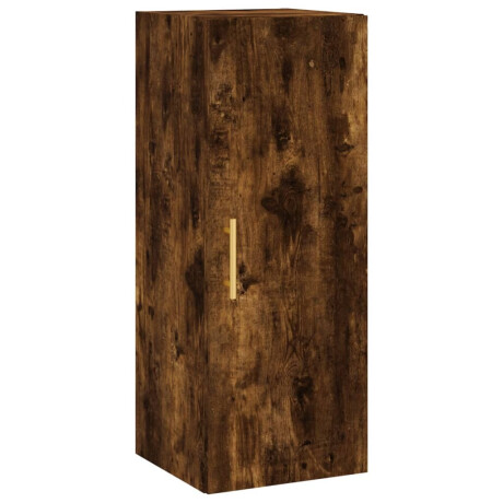 vidaXL Bovenkast 34,5x34x90 cm gerookt eikenkleurig afbeelding2 - 1